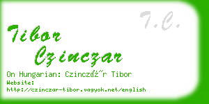 tibor czinczar business card